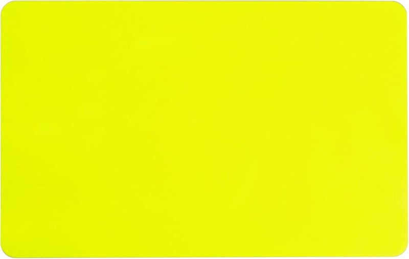 easyIDea Pack of 100 Yellow CR80 PVC Cards | 30 mil by - Image 2